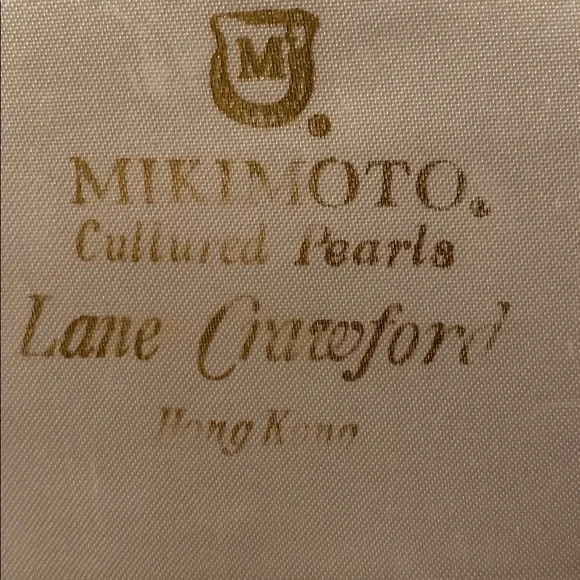 AUTH 1980s MIKIMOTO AKOYA CULTURED PEARL NECKLACE LANE CRAWFORD NECKLACE - Picture 6 of 17